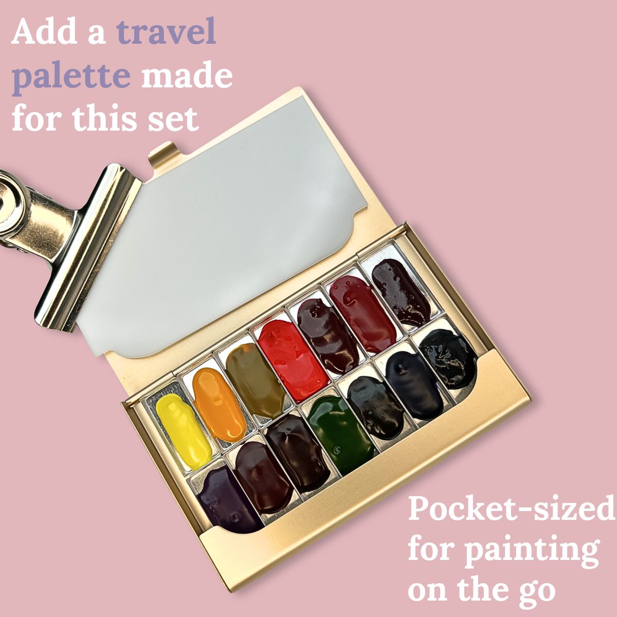 Watercolor Set Gold