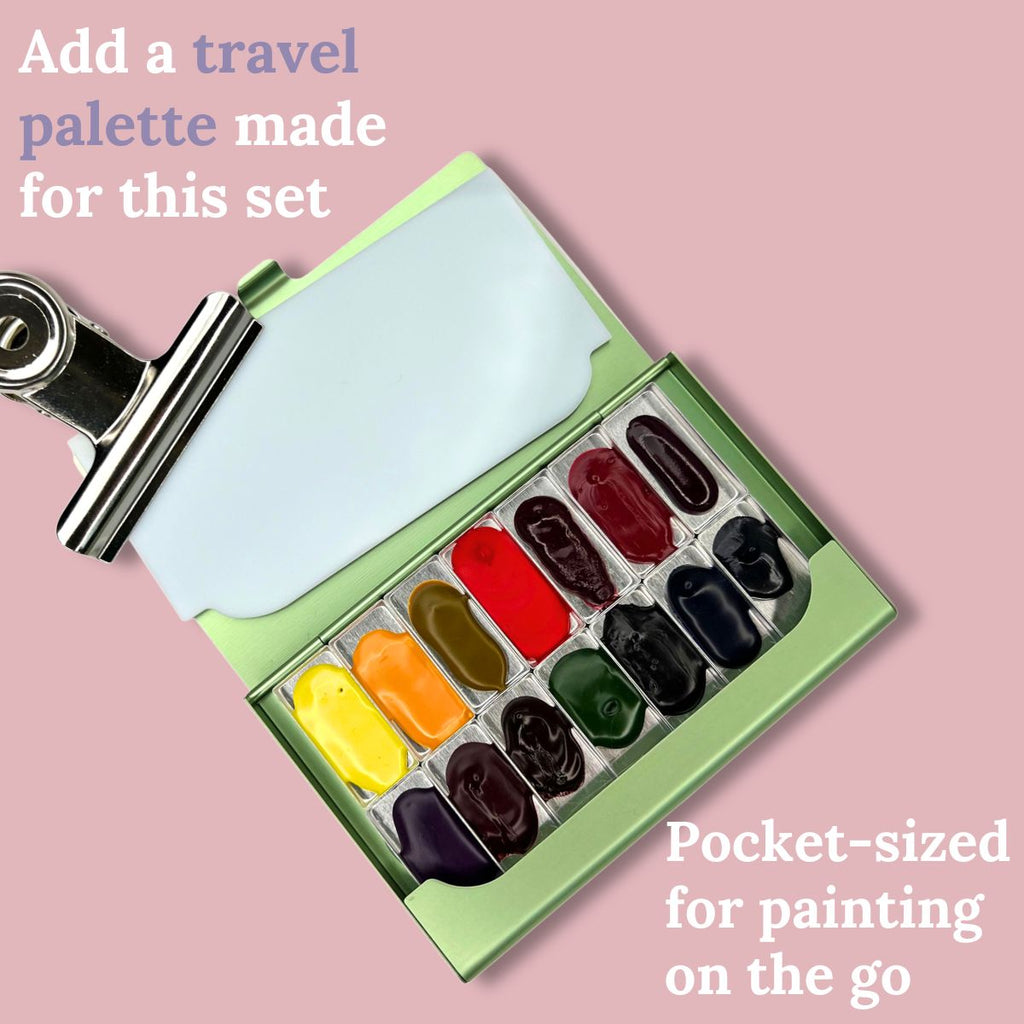 Watercolor Set Green