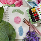 Watercolor Set Green