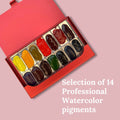 Watercolor Set Red
