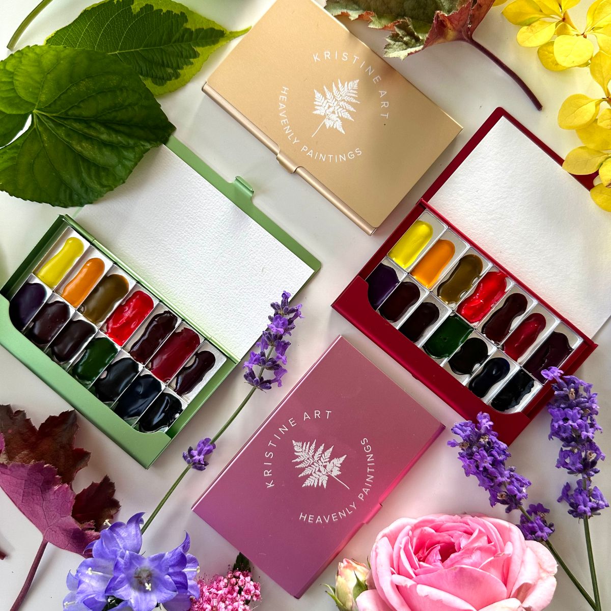 Watercolor Set Red