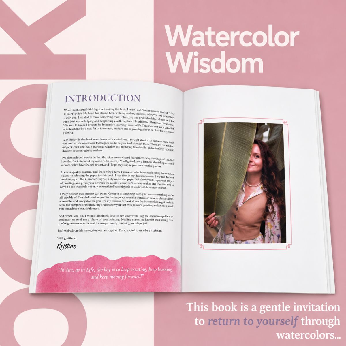 Watercolor Wisdom Book