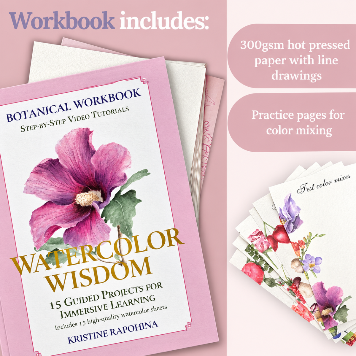Watercolor Wisdom Book