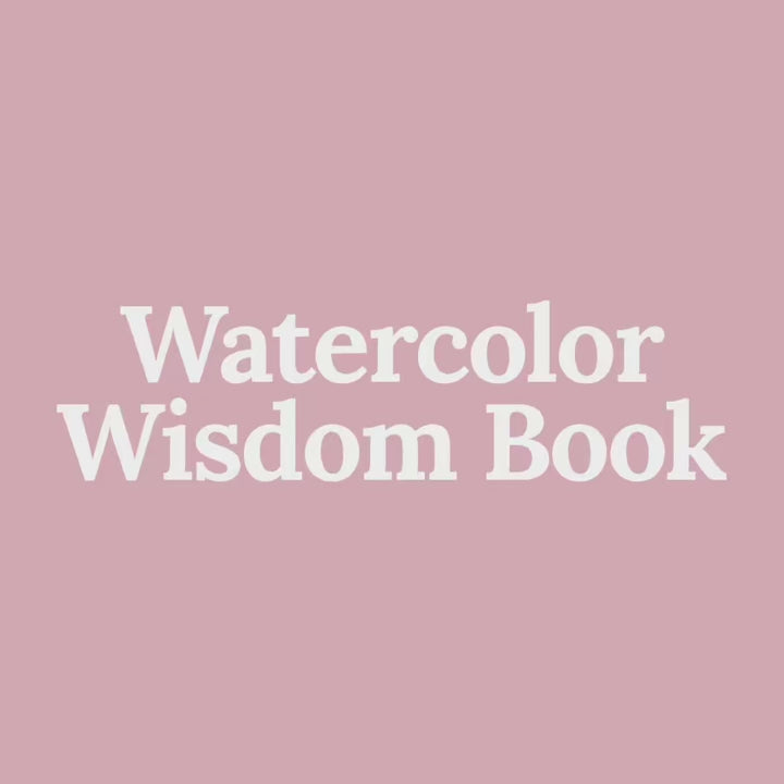 Watercolor Wisdom Book