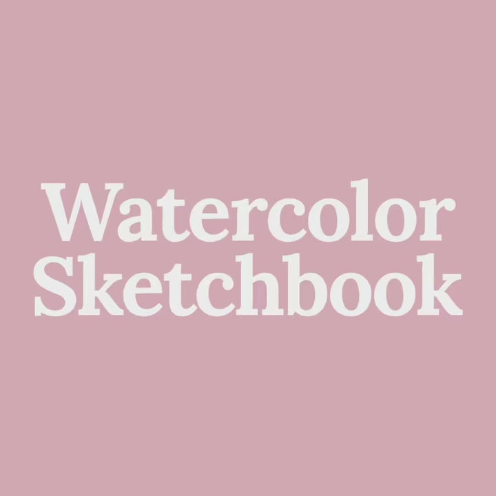 Watercolor Sketchbook Pink